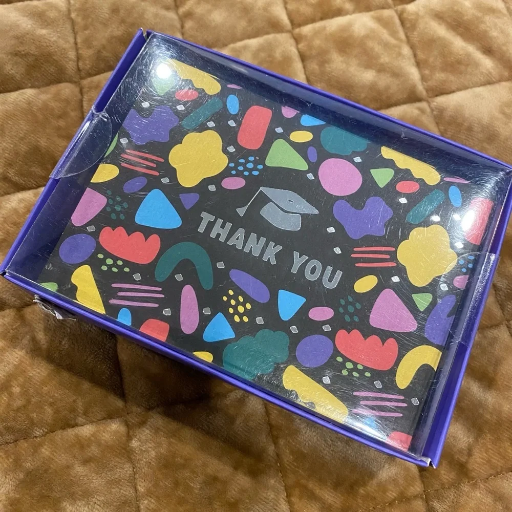 THANK YOU notes- cute with subtle graduation theme🎓 don't forget your manners!
